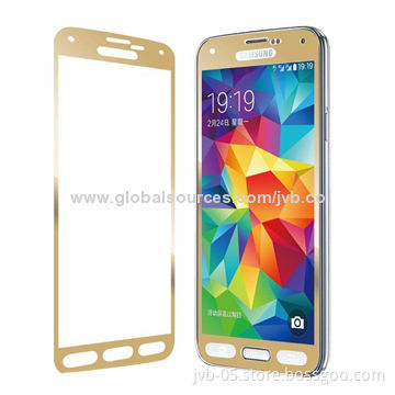 Colorful Tempered Screen Protectors for Samsung Galaxy S5 with 0.33mm Thickness, 9H Hardness